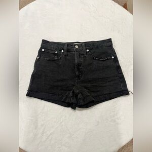 Madewell Black High Rise Denim Shorts - Size 27